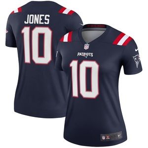 NFL Women's New England Patriots Mac Jones #10 Nike Navy Legend Jersey - Size XL